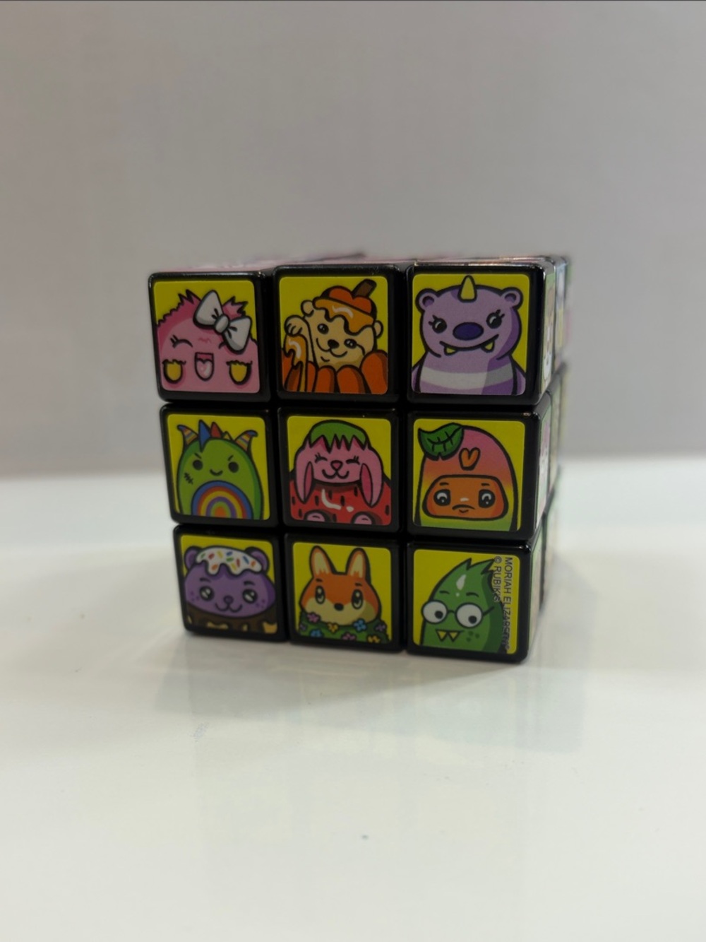 Moriah Elizabeth limited edition Character Puzzle Cube - Yellow & Multicolor